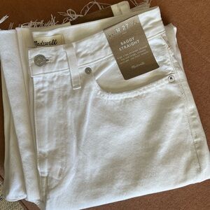 NWT Madewell Baggy Straight Denim Jeans